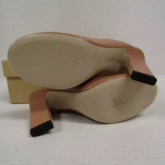 Wandler | Casta Block Heel Mules Sepia Tan Size 6.5 NEW - Picture 9 of 14